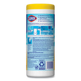 Disinfecting Wipes, 7 X 8, Crisp Lemon, 35-canister, 12-carton