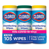 Disinfecting Wipes, 7 X 8, Fresh Scent-citrus Blend, 35-canister, 3-pack