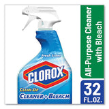 Clean-up Cleaner + Bleach, 32 Oz Spray Bottle, Fresh Scent, 9-carton