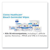 Bleach Germicidal Wipes, 12 X 12, Unscented, 110-bucket