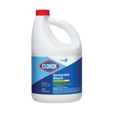 Concentrated Germicidal Bleach, Regular, 121 Oz Bottle, 3-carton