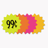 Die Cut Paper Signs, 4" Round, Assorted Colors, Pack Of 60 Each