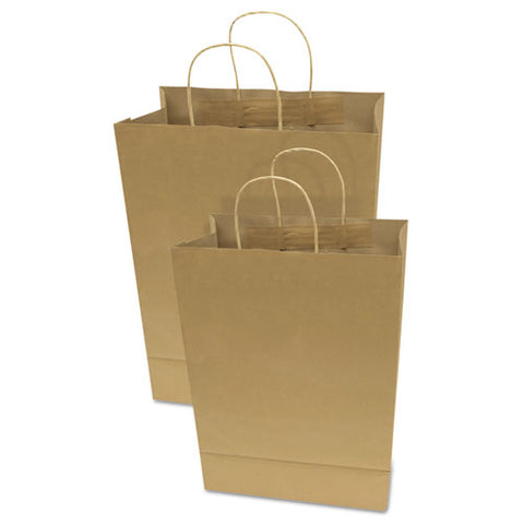 Premium Shopping Bag, 12" X 6.5" X 17", Brown Kraft, 50-box