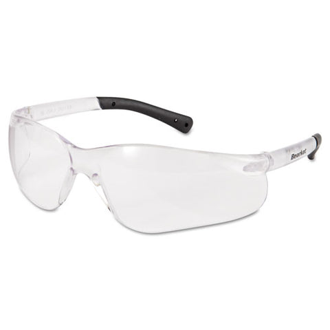 Bearkat Safety Glasses, Frost Frame, Clear Lens, 12-box