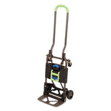 2-in-1 Multi-position Hand Truck And Cart, 16.63 X 12.75 X 49.25, Blue-green