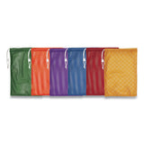 Heavy-duty Mesh Bag, 12" X 18", Gold, Green, Orange, Purple, Royal Blue, Scarlet Red, 6-set