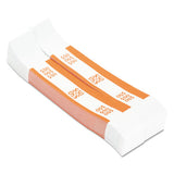 Currency Straps, Orange, $50 In Dollar Bills, 1000 Bands-pack