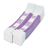 Currency Straps, Violet, $2,000 In $20 Bills, 1000 Bands-pack