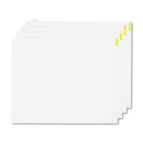 Walk-n-clean Mat 60-sheet Refill Pad, 30 X 24, 4-carton, White