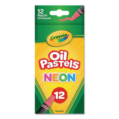 Neon Oil Pastels, Assorted, 12-pack