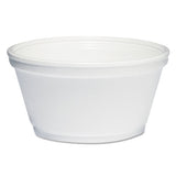 Foam Container, 8 Oz, White, 1,000-carton