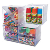 Stackable Cube Organizer, 6 X 6 X 6, Clear