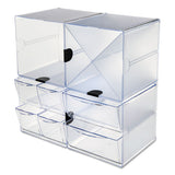 Stackable Cube Organizer, 6 X 6 X 6, Clear