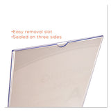 Superior Image Double Sided Sign Holder, 8 1-2 X 11 Insert, Clear