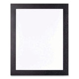 Self Adhesive Sign Holders, 13 X 19, Clear With Black Border, 2/pack