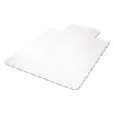 Economat All Day Use Chair Mat For Hard Floors, 36 X 48, Lipped, Clear