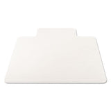 Economat All Day Use Chair Mat For Hard Floors, 36 X 48, Lipped, Clear