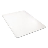 All Day Use Chair Mat - Hard Floors, 36 X 48, Rectangular, Clear