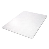 Economat All Day Use Chair Mat For Hard Floors, 45 X 53, Clear