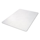 Economat All Day Use Chair Mat For Hard Floors, 45 X 53, Clear