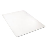 All Day Use Chair Mat - Hard Floors, 45 X 53, Rectangle, Clear