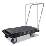 Heavy-duty Platform Cart, 500 Lb Capacity, 21 X 32.5 X 37.5, Black