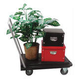 Heavy-duty Platform Cart, 500 Lb Capacity, 21 X 32.5 X 37.5, Black