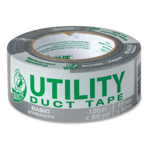 Utility Grade Tape, 3" Core, 1.88" X 55 Yds, Silver