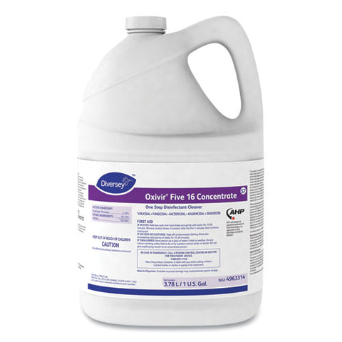 Five 16 One-step Disinfectant Cleaner, 1 Gal Bottle, 4-carton