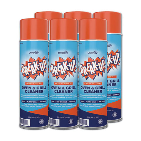 Oven And Grill Cleaner, Ready To Use, 19 Oz Aerosol Spray 6-carton