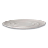 Worldview Sugarcane Pizza Trays, 14 X 14 X 0.2, White, 50-carton