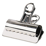 Bulldog Clips, Jumbo, Nickel-plated, 12-box