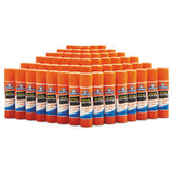 Washable School Glue Sticks, 0.24 Oz, Applies And Dries Clear, 60-box