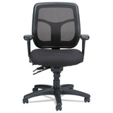 Apollo Multi-function Mesh Task Chair, Supports Up To 250 Lbs., Silver Seat-silver Back, Black Base