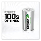 Nimh Rechargeable D Batteries, 1.2v, 2-pack