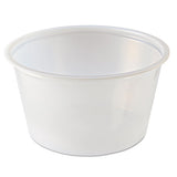 Portion Cups, 4oz, Clear, 125-sleeve, 20 Sleeves-carton