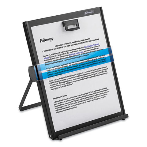 Metal Copyholder, Steel, 200 Sheet Capacity, Black