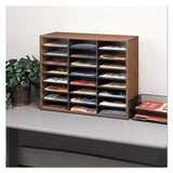 Literature Organizer, 24 Letter Sections, 29 X 11 7-8 X 23 7-16, Medium Oak