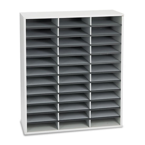 Literature Organizer, 36 Sections Letter, 29 X 11 7-8 X 34 11-16, Dove Gray