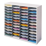 Literature Organizer, 48 Letter Sections, 38 1-4 X 11 7-8 X 34 11-16, Dove Gray