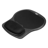 Easy Glide Gel Mouse Pad W-wrist Rest, 10 X 12 X 1 1-2, Black