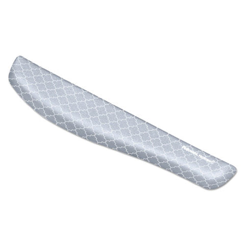 Plushtouch Keyboard Wrist Rest, 18 1-8 X 3 3-16 X 1, Gray-white Lattice