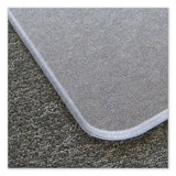 Cleartex Megamat Heavy-duty Polycarbonate Mat For Hard Floor-all Carpet, 46 X 53, Clear