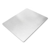 Ecotex Polypropylene Rectangular Chair Mat For Carpets, 29 X 46, Translucent