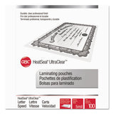 Ultraclear Thermal Laminating Pouches, 5 Mil, 9" X 11.5", Gloss Clear, 100-box