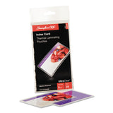 Ultraclear Thermal Laminating Pouches, 5 Mil, 5.5" X 3.5", Gloss Clear, 25-pack