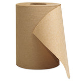 Hardwound Roll Towels, 1-ply, Brown, 8" X 300 Ft, 12 Rolls-carton