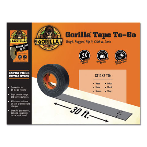 Gorilla Tape, 3" Core, 1.88" X 30 Yds, Black