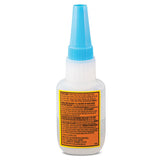 Super Glue, 0.53 Oz, Dries Clear, 4-carton