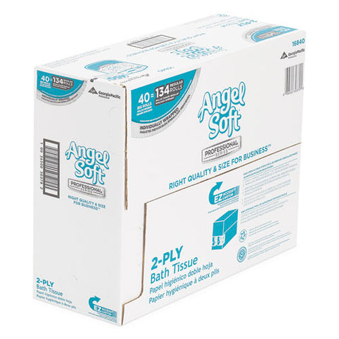 Angel Soft Ps Premium Bathroom Tissue, Septic Safe, 2-ply, White, 450 Sheets-roll, 40 Rolls-carton